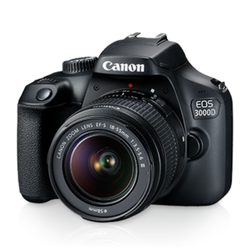 Canon EOS 3000D KIT (EF-S 18-55mm f/3.5-5.6 III DC Lens)