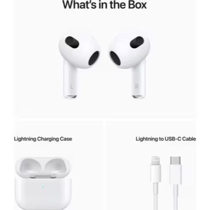 APPLE AirPods with Lightning Charging Case (3rd generation) - White