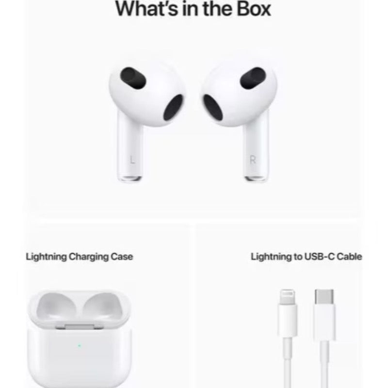 Apple AirPods with Lightning Charging Case (3rd Generation)