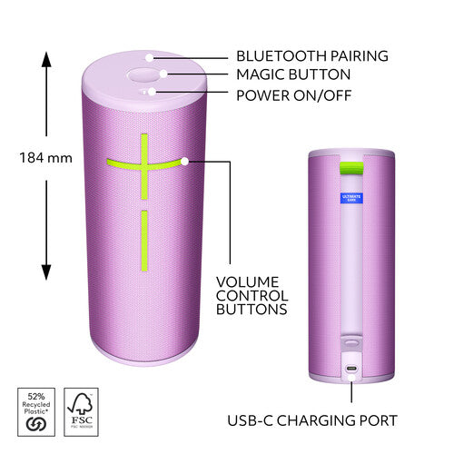 Ultimate Ears BOOM 4 Wireless Bluetooth Speaker