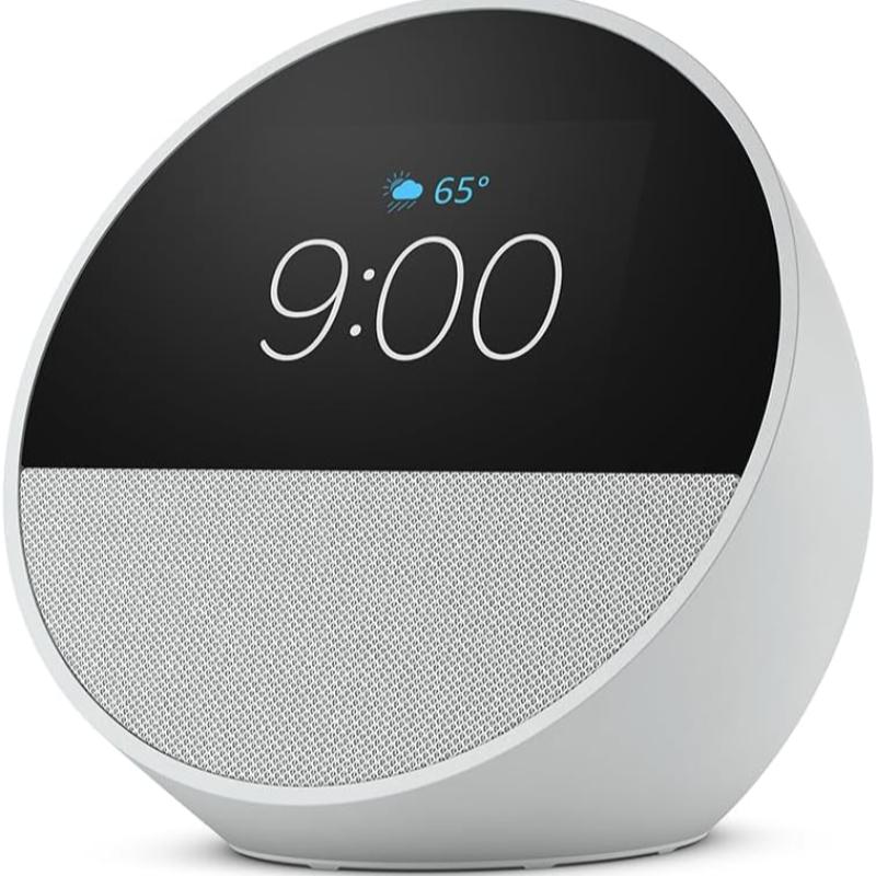 Amazon Echo Spot (2024) Smart alarm clock with vibrant sound + Alexa