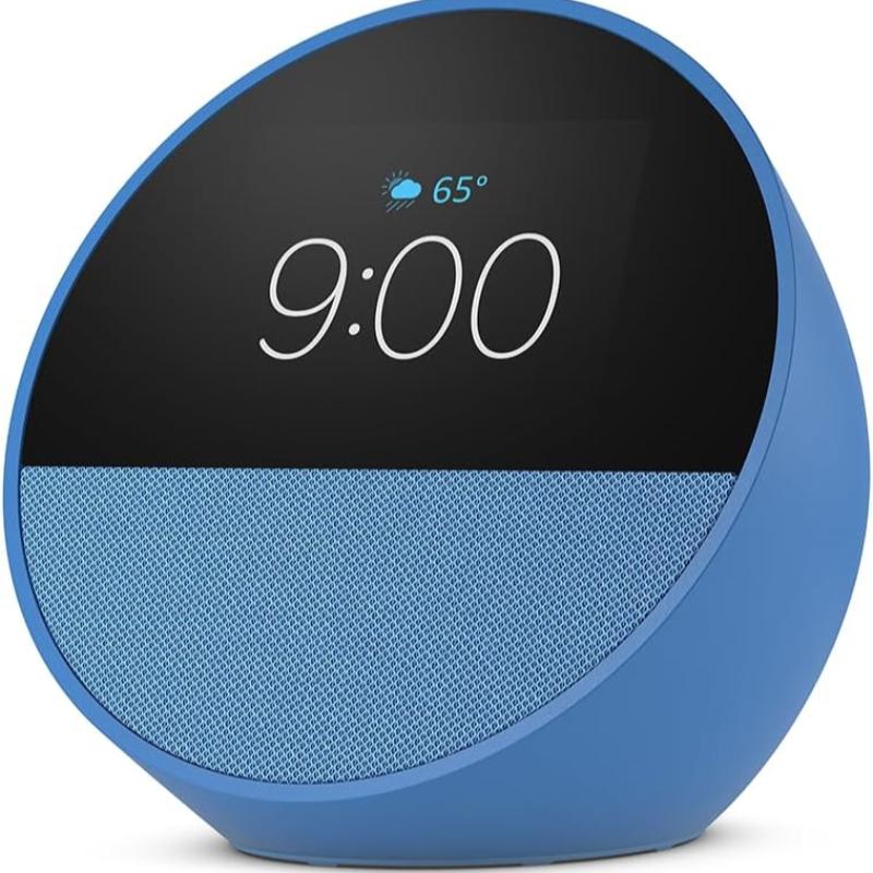 Amazon Echo Spot (2024) Smart alarm clock with vibrant sound + Alexa