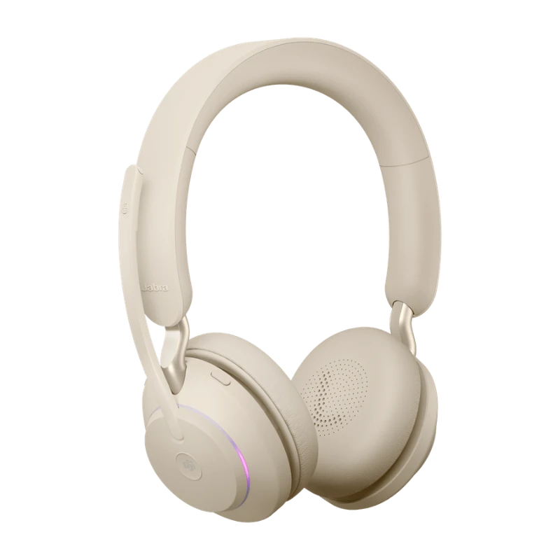 Jabra Evolve2 65 (USB-C) with Link380c Stereo beige