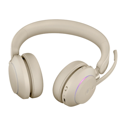 Jabra Evolve2 65 (USB-C) with Link380c Stereo beige