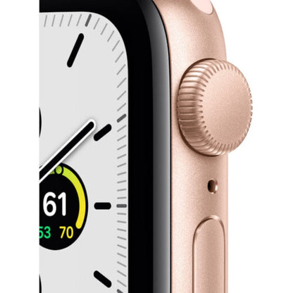 Apple Watch SE (GPS, 40mm, Gold Aluminum, Pink Sand Sport Band)