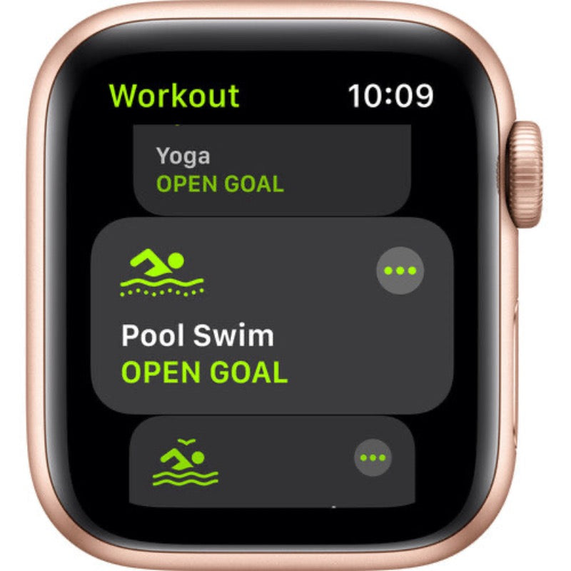 Apple Watch SE (GPS, 40mm, Gold Aluminum, Pink Sand Sport Band)