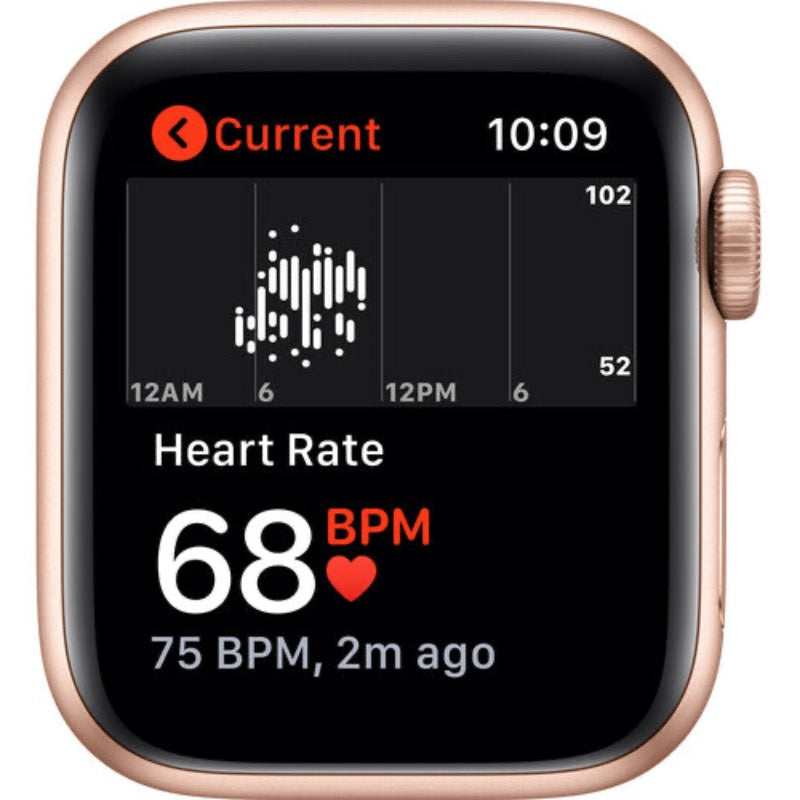 Apple Watch SE (GPS, 40mm, Gold Aluminum, Pink Sand Sport Band)