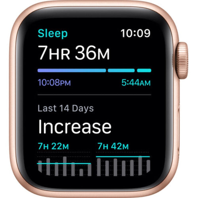 Apple Watch SE (GPS, 40mm, Gold Aluminum, Pink Sand Sport Band)