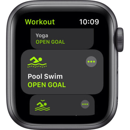 Apple Watch SE (GPS, 40mm, Space Gray Aluminum, Black Sport Band)