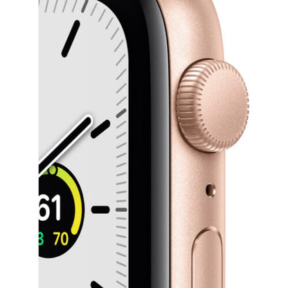 Apple Watch SE (GPS, 44mm, Gold Aluminum, Pink Sand Sport Band)