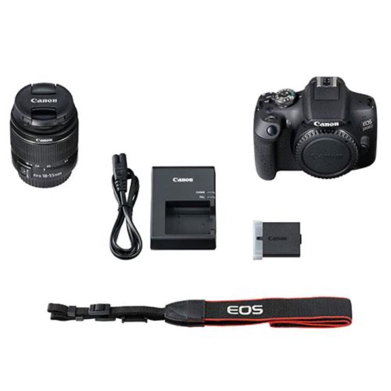 Canon EOS 2000D Digital SLR with EF-S 18-55mm DC III Lens - Hashtechguy